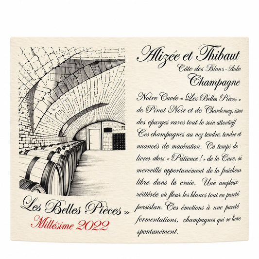 Thibault et Alizee Tassin - Champagne Brut Nature Les Belles Piéces 2022